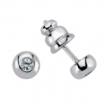 Pırlanta Tek Taş Küpe 0,10 ct PYH0005