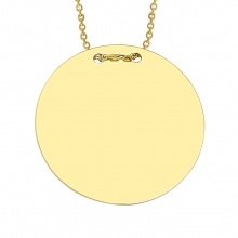Altın Plaka Kolye Kly00184