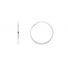 Gümüş Halka Küpe 20mm G278KP