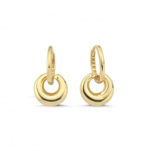 Altın İki Halkalı Küpe AP22995
