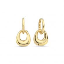 Altın Çift Halka Sallantı Küpe AP23007