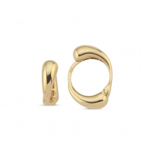 Altın Ying Yang Halka Küpe AP23067
