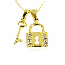 Altın Anahtar Kolye Kly00168