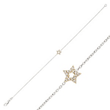 Pırlanta Taşlı Yıldız Bileklik GB00026