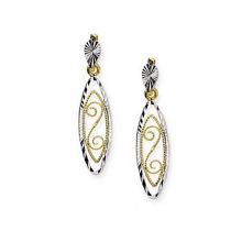Sallantılı Altın Küpe TM001569