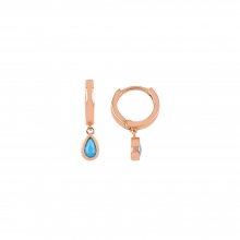 Tassız Halka Sallantılı Küpe AYK723KP19