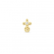 Altın Haç Tragus Küpe AS53PC