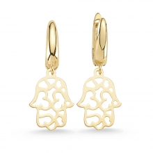 Altın Hamsa El Küpe AS175KP