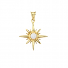 Altın Kutup Yıldızı Opal Kolye Ucu AS1719UKL