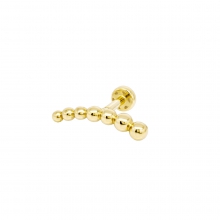 Altın Yedi Top Tragus Piercing Küpe AS150PC