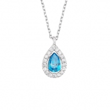 Aqua Damla Gümüş Anturaj Kolye G1592KL