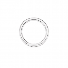 Beyaz Altın Sade Büyük Boy 15 mm Halka Piercing AS25PCB4R3