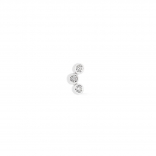 Beyaz Altın Tria Helix Piercing AS116PCR3