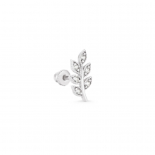 Beyaz Altın Zeytin Dalı Helix Piercing AS30PCR3