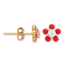 Altın Çiçek Çocuk Küpesi CKP0111-6035