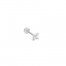 Gümüş Çiçek Tragus Piercing GPC01AS