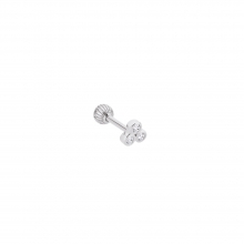 Gümüş Üçtaş Tragus Piercing GPC02AS