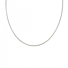 30 Mikron Oksitli Spike Erkek Gümüş Zincir 55 cm G24ZCR55
