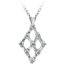 Altın Pırlanta Geometrik Kolye H026272-1924