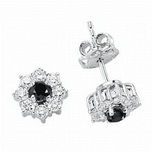 Altın Onyx Taşlı Pırlanta Küpe H027705-1996