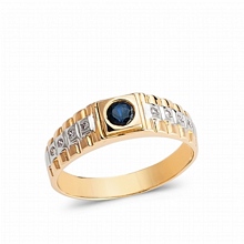 Safir Taşlı Pırlanta Erkek Yüzük H027991-760