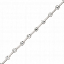 Altın Sıra Taşlı Pırlanta Bileklik H028421-767
