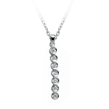Altın Sıra Pırlanta Taşlı Kolye H032776-1888