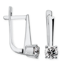 Altın Pırlanta Tektaş Küpe H039498-4419