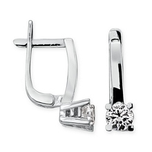  Altın Pırlanta Tektaş Küpe H039504-4422