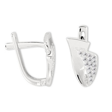 Altın Pırlanta Taşlı  Aura Küpe H043580-7263