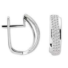 Altın Pırlanta Taşlı Küpe H045808-7269