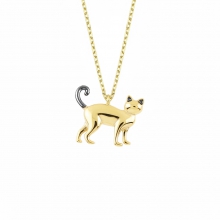 Altın Minik Kedi Kolye AS1759KL