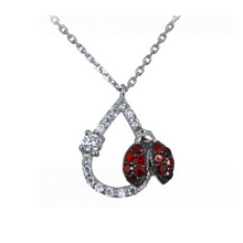 Altın Uğur Böceği Kolye Kly00094