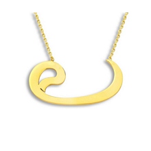 Altın Vav Kolyesi Kly00174