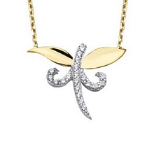 Altın Yusufçuk Kolye kly00256