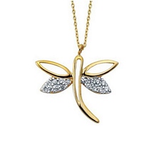 Altın Yusufçuk Kolye kly00257