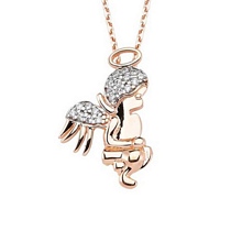 Altın Melek Kolyesi kly00268