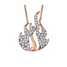 Altın Ateş Kolye Kly00305 kly00305
