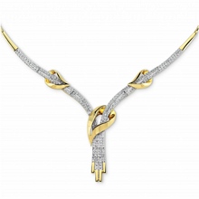 14 Ayar Altın Taşlı Fantazi Gerdanlık KLY0159-1493