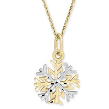 Altın Kar Tanesi Kolye KLY0358-2929