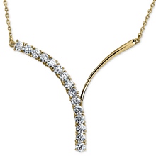 Altın Zirkon Taşlı Kolye KLY0467-2808
