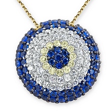 Altın Nazar Kolye KLY0643-4982