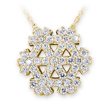 Taşlı Kartanesi Altın Kolye KLY0668-5009