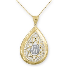 Allah Yazılı Taşlı Kolye KLY0771-5181