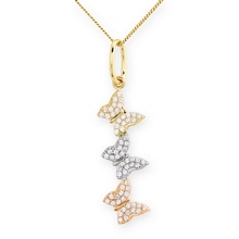 Zirkon Taşlı Kelebek Kolye KLY0922-4572