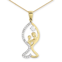 Altın Anne Çocuk Kolye KLY0958-6120
