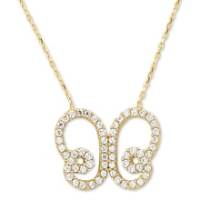 Altın Kelebek Kolye KLY1124-6986