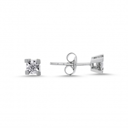 Tektaş Pırlanta Küpe 0,05 ct AP17742