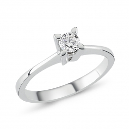 Pırlanta Tektaş Yüzük 0,23 ct AP17606