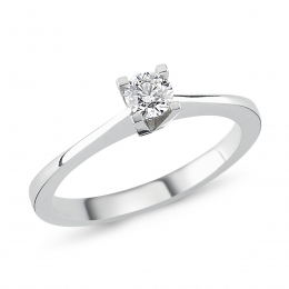 Pırlanta Tektaş Yüzük 0,26 ct AP17608